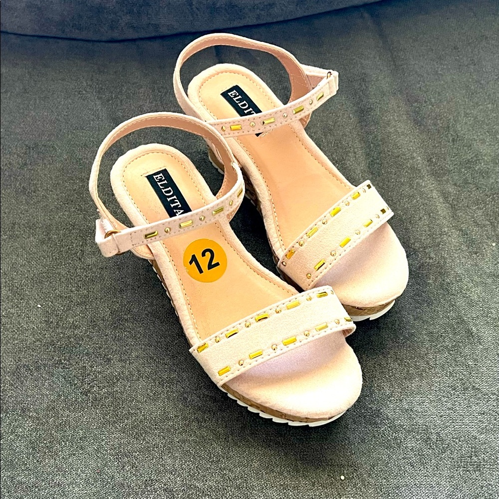 Brand new girls size 12 sandals